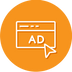 ad advert window icon